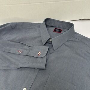 UNTUCKit‎ Pio Cesare Slim Fit Blue Long Sleeved Shirt Wrinkle Free Cotton Sz XXL